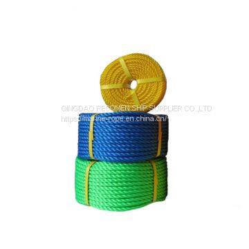 RECOMEN supply high quality nylon 3 strands twisted  rope 12mm floating rope 3 strand rope for marine