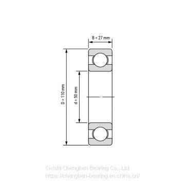 6310 C3 Deep Groove Ball BearingS - Reinforced for Conveyor Idler 50x110x27mm photo-3
