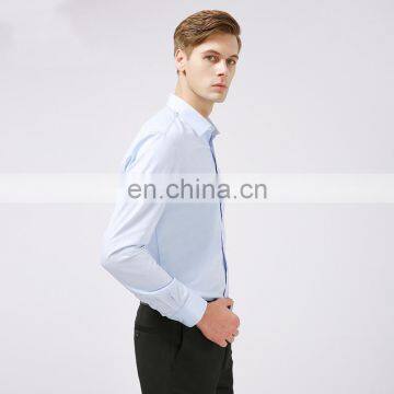 High Quality New Bagless Spring Autumn Men's Long Sleeve Shirt Business Casual Formal Pure Color Shirt photo-5