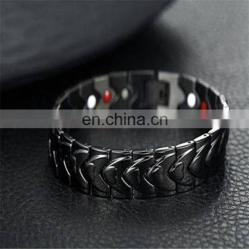 Heart Shaped Twisted Healing 4 IN 1 Elements Energy Health Bracelet Magnetic photo-3