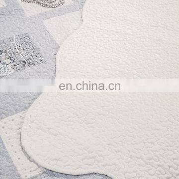 Reversible Quilt Set King Size Soft Microfiber Lightweight Coverlet Bedspread Comforter Set Bed Cover Quilt photo-5