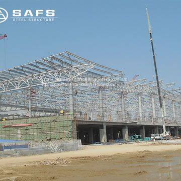 100% Space Utilization Space Truss Construction Space Frame Aircraft Hangar photo-4