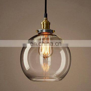 Creative Retro Люстра для потолка для домашнего бара. Антиковые стеклянные подвесные светильники photo-4