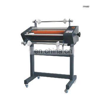 FM480 Anti-roll Hot Cold Laminator Machine for A3 Paper