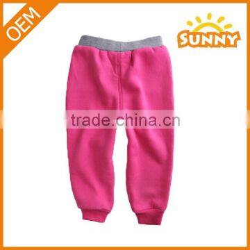 Wholesale Spring Warm Fleece Comfortable Baby Sport Pants