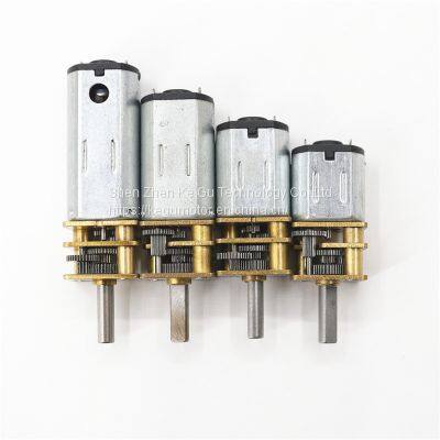 Low Speed 12mm Metal dc Electronic Gear Motor 3v 6v 12v 24v With N20 dc Motor for Door Lock photo-2