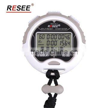 Newest electronic large digital sports stopwatch waterproof stopwatches