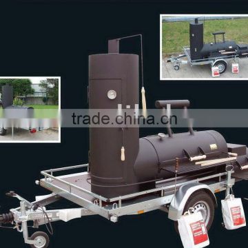 Charcoal BBQ smoker