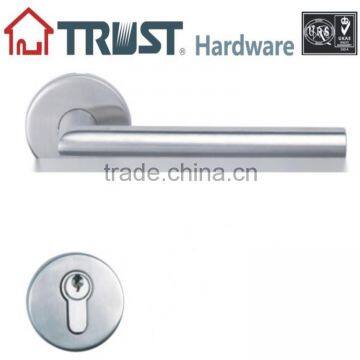 TH003:Stainless Steel Lever Handle with Escutcheon