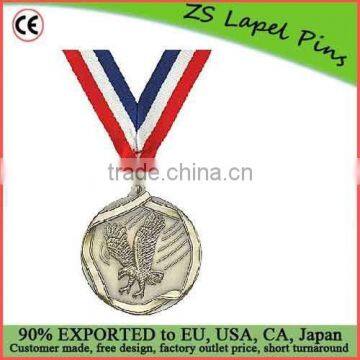 Custom quality free artwork design High Relief Medallion Eagle