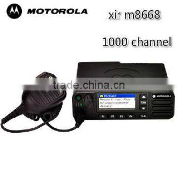 motolora original xir m8668 1000 channel mobile digital walkie talkie gps