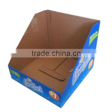 Shenzhen manufacturer good quality advertising small cardboard counter display stands