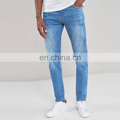 2021 Wholesale Custom Size summer Oem Blank Washed Men jeans