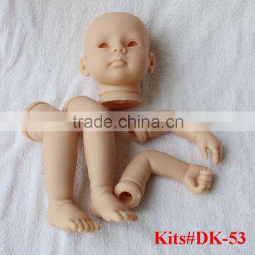 Custom support soft vinyl reborn doll kits 20 inch silicone doll parts