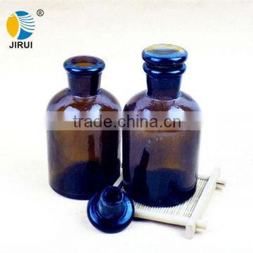 amber wide mouth chemical reagent bottles