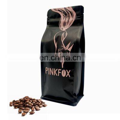 Custom Printed 3 Sides Sealed Mini Packaging Zipper Hot Sealed Food Bag/Coffee Bag With Hang Hole