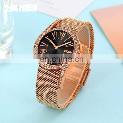 Designer Watches Skmei 9252 Creative Design Dial Luxury Ladies Quartz Watches Waterproof relojes de mujer ladies