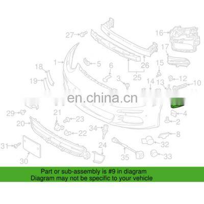 OEM 97050532700 97050532800 Front Bumper Corner Panel For Porsche Panamera 2010-2016 photo-2