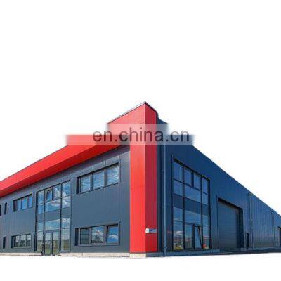 Prefabricated Warehouse Design Steel Structure Used Car Dealership Showroom Shop