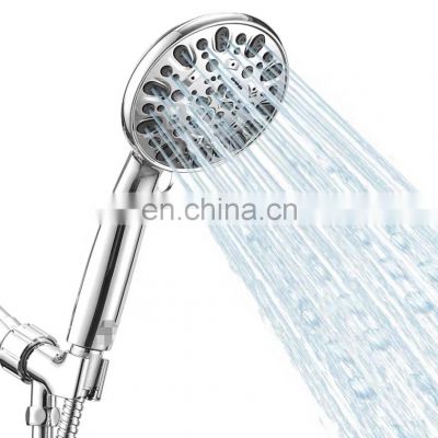 Luxury 12cm large 7 functions Pulsating Massage Showering Hand Shower Head mirable high flow handshower