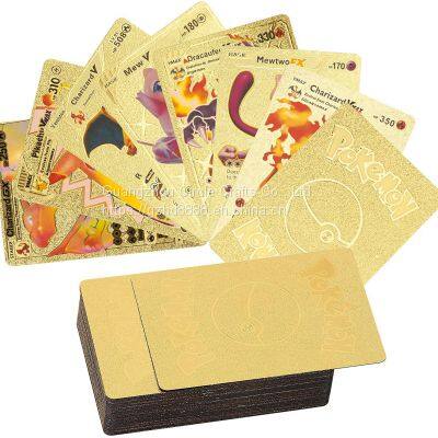 Pokémon Gold Foil Card Card Dream Gold Foil Card Anime Cartoon Small Elves Pokémon Hot Stamping Card photo-5