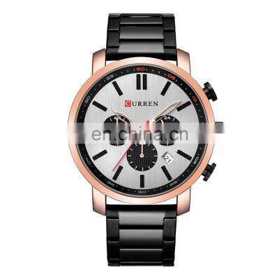 CURREN 8315 Men's Fashion&Casual Watch Japan Quartz Movement Stainless Steel Band Business Watch
