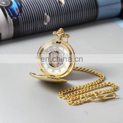 SHUHANG SH03 Classic skeleton hand winding mechanical pocket watches wristwatch oem watch dial