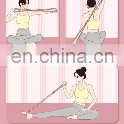 Competitive Price 8 Word Resistance Bands Tezewa 8 Yoga Resistance Band photo-5