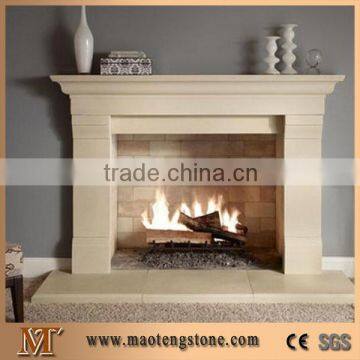 modern white marble fireplace mantel sets