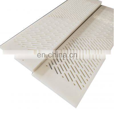 Extremely Smooth Surface Suction Box Cover in UHMW PE Board Polyethylene Board 100% Virgin PE Granulates Extruded Machinery PE-9