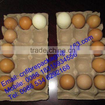 OEM Orders Eco-friendly molded recycled waste paper pulp egg tray professional factory