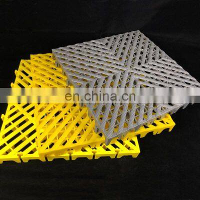 Car Wash Room Splicing Grille Garage Plastic Connection Removable Floor Tile Plastic Floor photo-5