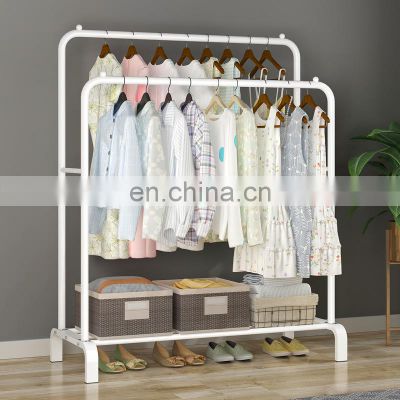 Simple Clothes Rack Floor Bedroom Hanger Household Metal Coat Rack Folding Clothes Rack