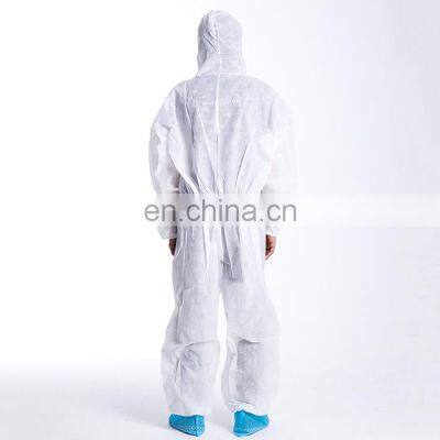 High Quality Disposable Coverall Latex Free Suit PPE Safety Overall Jumpsuit Full Body Protective for Industry photo-2