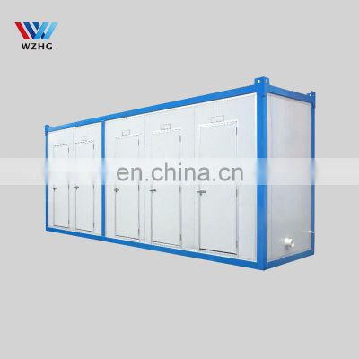 HDEP Plastic Portable Prefab Public Toilet For Construction Site Prefab Publit Toilets