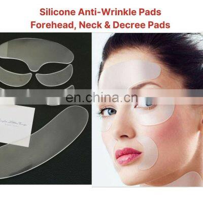 Silicone Anti-Wrinkle Pads Reusable - Forehead / Neck / Decree / Chest Pads photo-2