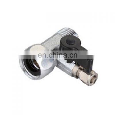 T Piece Lead-free Brass Female Ball Valve For Aluminium Plastic Pipe 3 Way Brass Valves