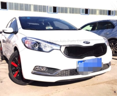Kia K 3 Exterior Enclosures K 3 Bumper Center Mesh Retrofitted K 3 Spoiler on the Grille photo-5