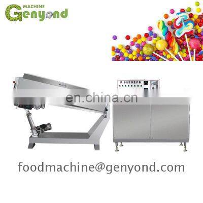 Fun lollipop facts fruit ice candy making machine flat machines production line