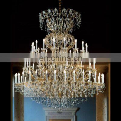 Customization large K9 crystal maria chandelier pendant light for restaurants hotel