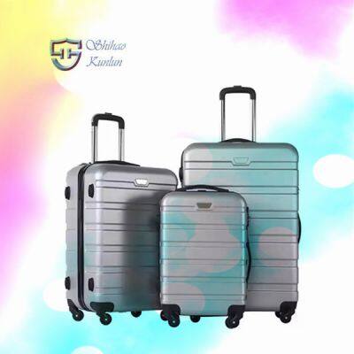 Fashionable Two-Piece ABS/PC Spinner Luggage Sets 2 Piece Traveling Suitcase Stylish and Convenient