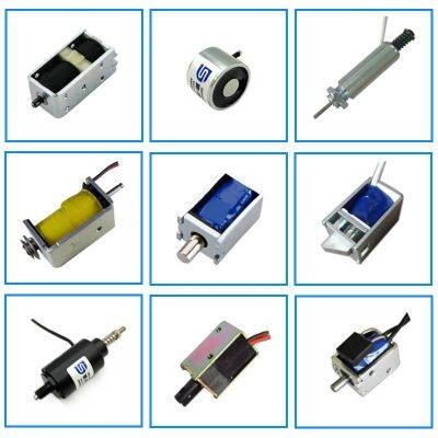 Custom 3v 5v 9vMicro Open Frame Solenoids Dc 12v 24v Mini Linear Push Pull Solenoid