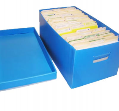 Custom Lightweight PP Hollow Sheet Document Storage and Archival Boxes