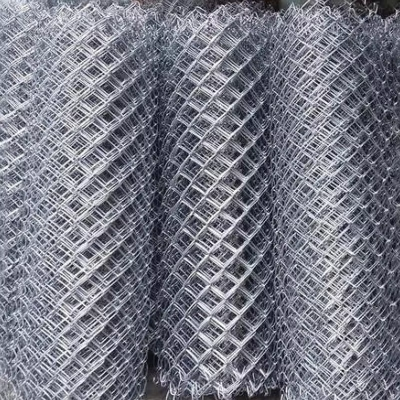 6ft 7ft 8ft 12G Wire Cyclone Wire Fence Used Galvanized Chain Link Fence baseball fields Fence