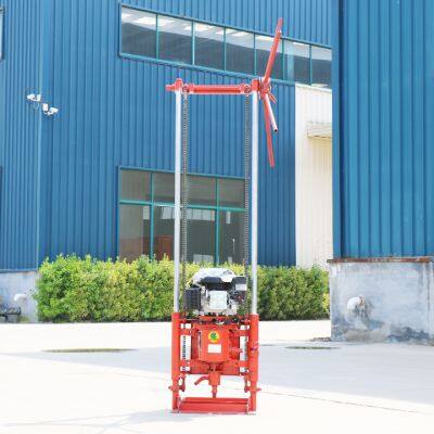 Portable Core Drilling Rig Exploration Sampling Soil and Rock Core Drilling Rig Standing Style Detachable Exploration Drilling Rig photo-3