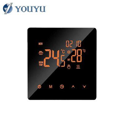 16A Electric Heating Touch Screen Thermostat With WIFI for Floor Heating System photo-2