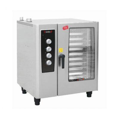 304 Stainless Steel Mechanical Electric Combi Oven With PLC Control photo-3