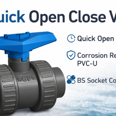 Рубильный клапан из ПВХ-У с автоматическим закрытием при отказе, фланец с опорой по стандартам ANSI, дюймовый промышленный клапан