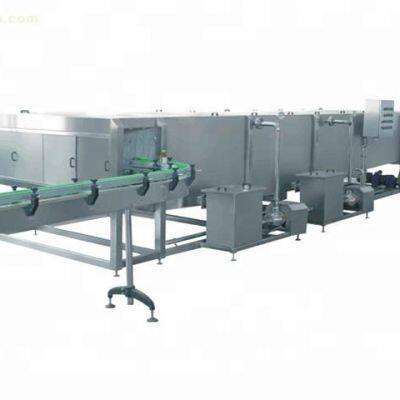 Automatic Continuous Bottle Can Sterilizer Machine Tunnel Pasteurizer 1000 Bottles Per Hour