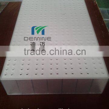 CNC laser cutting polycarbonate box with lid for feeding animals